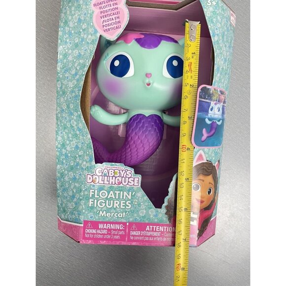 Swimways Gabby's Dollhouse Floatin' Figures Mercat Pool or Bath Toy Floating - Picture 3 of 8